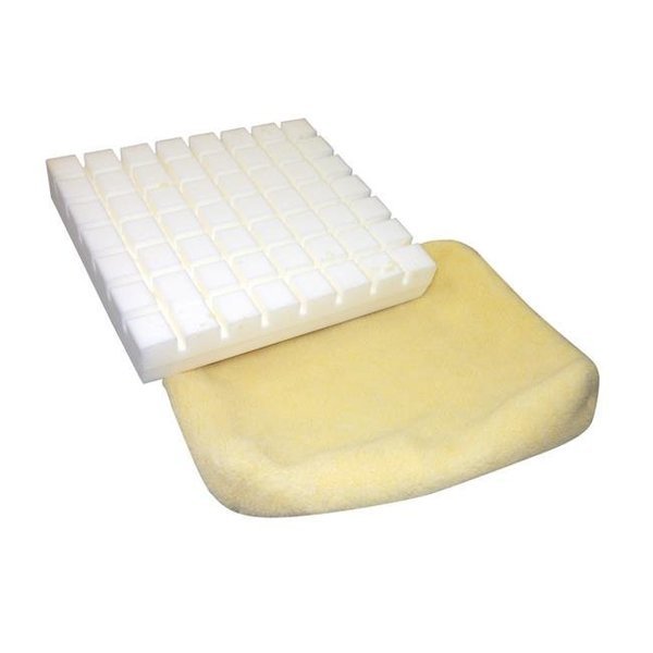 Skil-Care 753182 3 x 18 in. Pressure Check Foam Cushion with Sheepskin Cover, Skil-Care, Mfr#: 753182